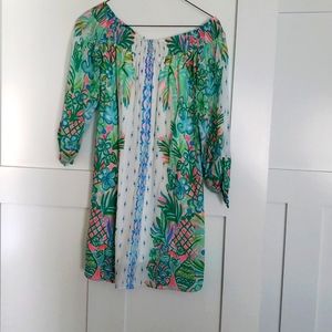 Lily Pulitzer off shoulder dress